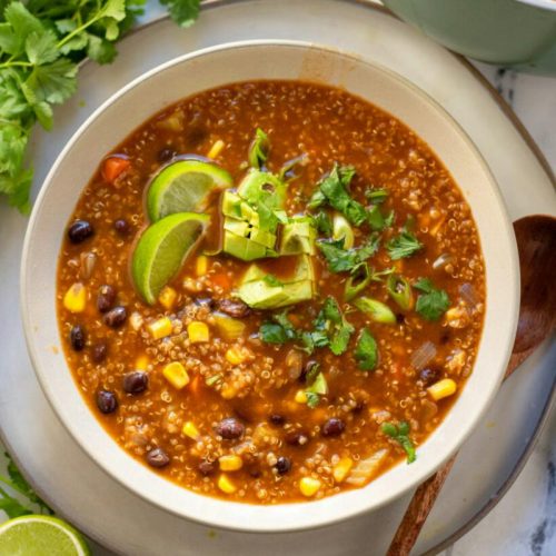 Black Bean And Quinoa Soup