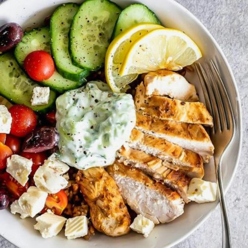 Greek Chicken Grain Bowl