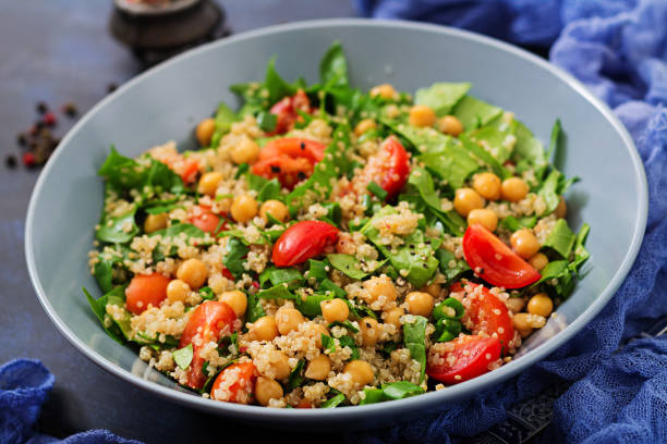 Mediterranean Quinoa Salad with Feta and Olives