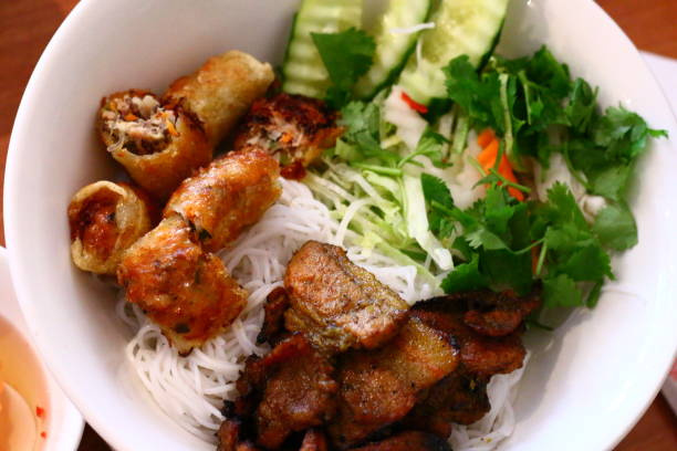 Vietnamese Noodle Salad with Grilled Pork