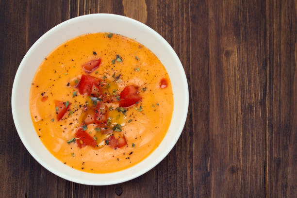 Paleo Tomato Basil Soup With Coconut Milk