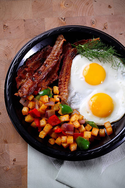 Sweet Potato And Apple Hash With Bacon