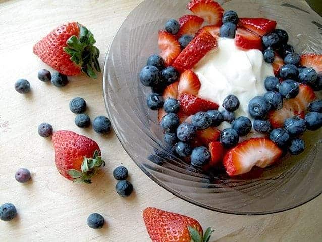 Greek Yogurt And Fresh Berries