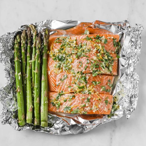 Baked Salmon & Asparagus