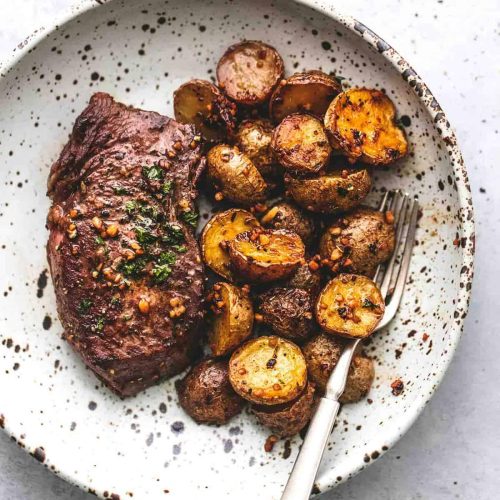 Garlic Butter Steak And Potatoes Skillet