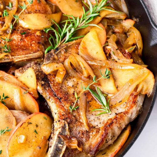 Pork Chops With Apples And Onions