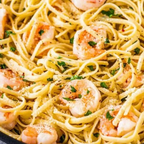 Shrimp Scampi Linguine